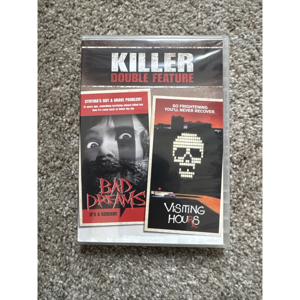 BAD DREAMS & VISITING HOURS (Killer Double Feature) 2 DVD Set LIKE NEW OOP Shout